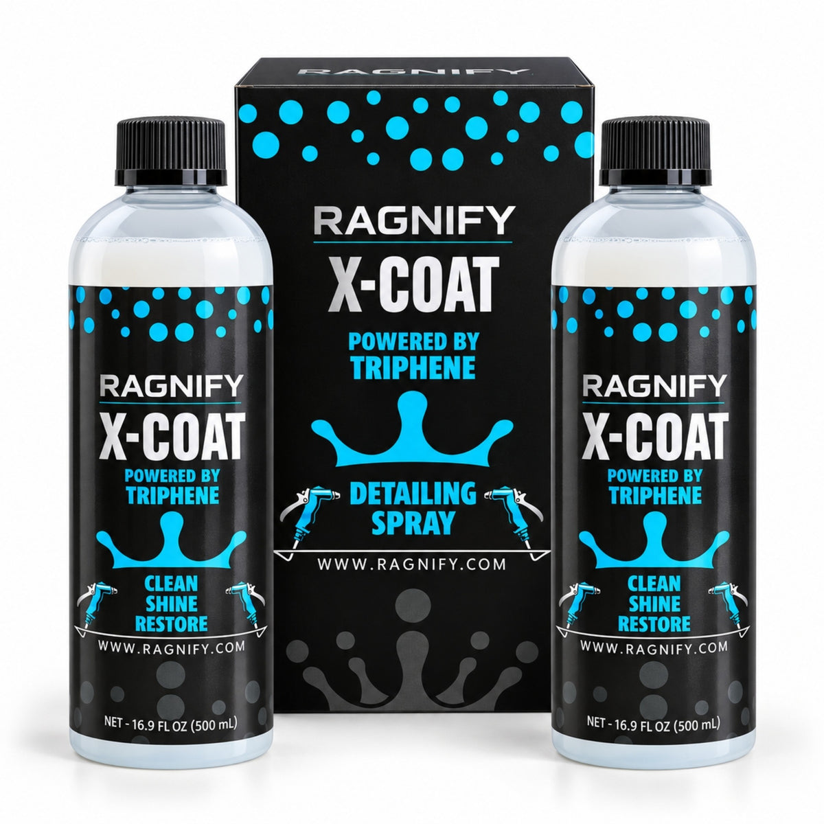 X-Coat Detailing Spray – Clean Shine & Restore with Hydrophobic Protection