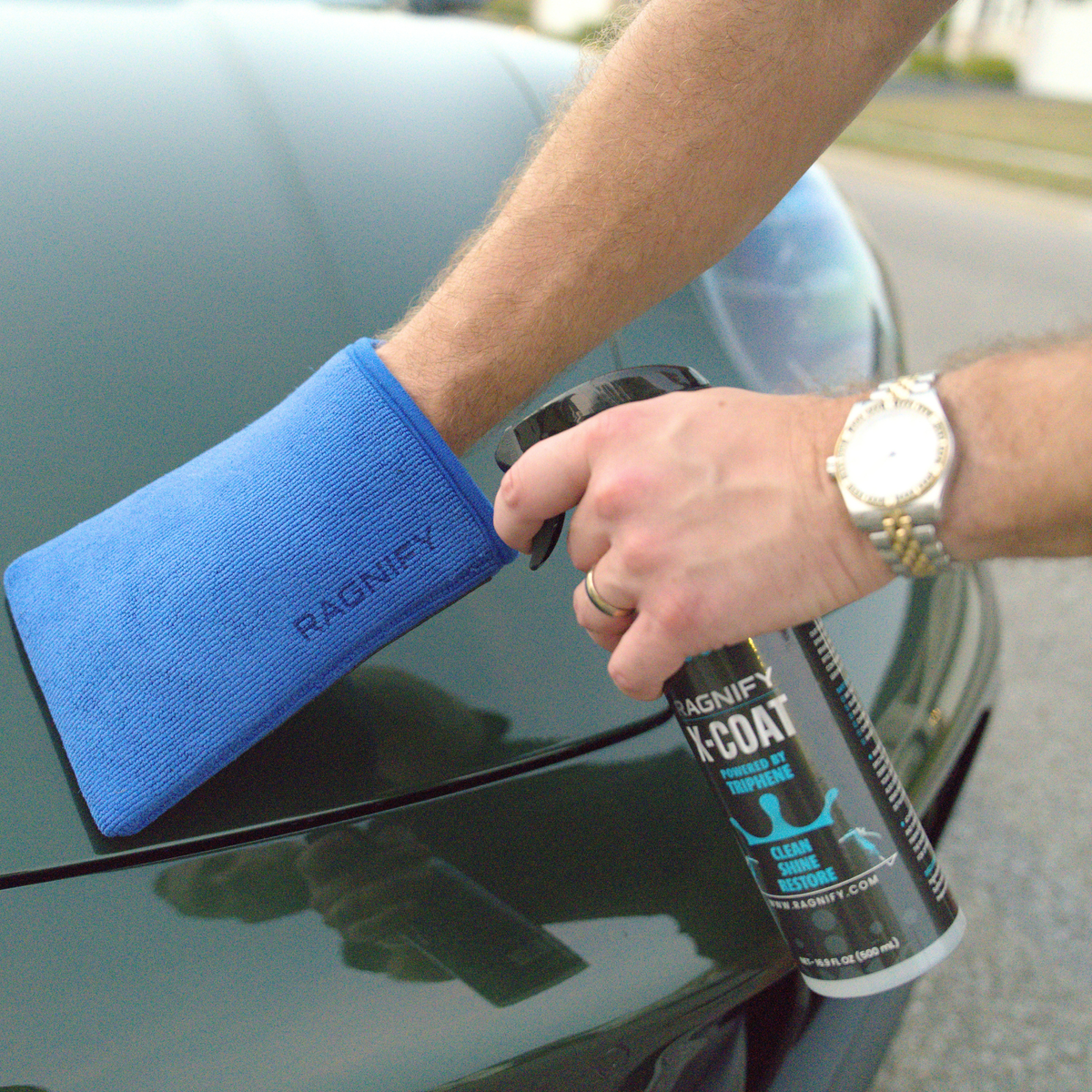 X-Coat Detailing Spray – Clean Shine & Restore with Hydrophobic Protection