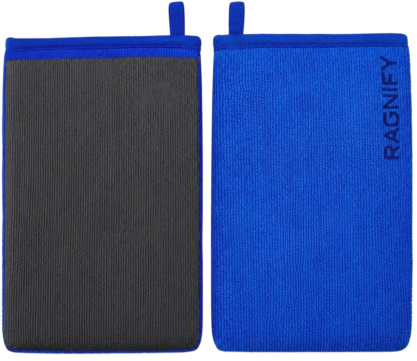 Ragnify Pack of 2 Clay Mitt Auto Detailing Medium Grade Alternative Mitt for Flawless Removal of Surface Bonded Micro Contaminant