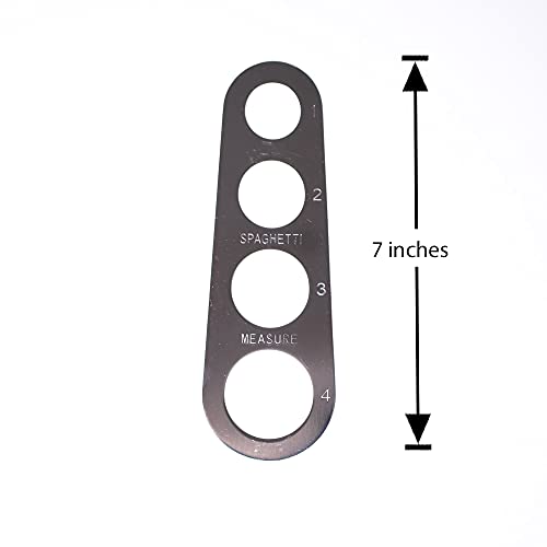 Ragnify Stainless Steel Spaghetti Measurer Tool Pasta Portion Control Gadgets with 4 Serving Portion Cooking Tool (Pack of 02)
