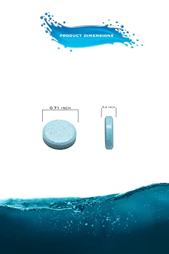 Ragnify 120 Pieces Car Windshield Washer Tablets Glass Concentrated Wiper Cleaning Washer Fluid Tablets for Car Kitchen and Room Window- 6mm