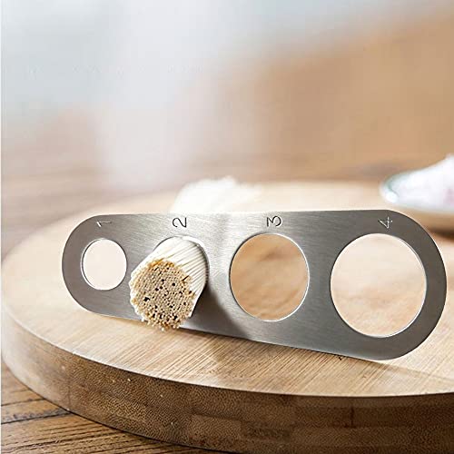 Ragnify Stainless Steel Spaghetti Measurer Tool Pasta Portion Control Gadgets with 4 Serving Portion Cooking Tool (Pack of 02)