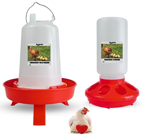 Ragnify Chicken Feeder and Water Set (Style 1)