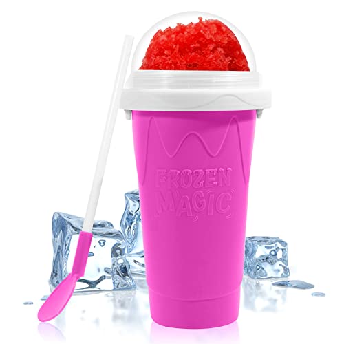 Silicone Slushy Cup Slushie Maker Cup Summer Cooler Smoothie Cup