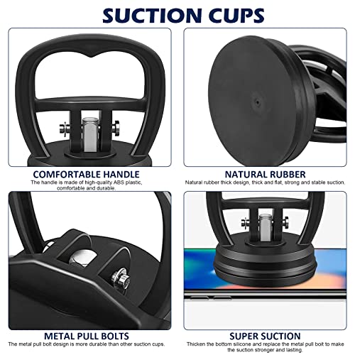 Ragnify Pack of 3 Dent Puller Perfect Dent Removal Kit 2 Sizes Dent Remover Tool for Car,Powerful Car Dent Repair Kit