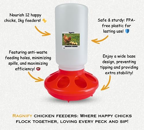 Ragnify Chicken Feeder and Water Set (Style 1)