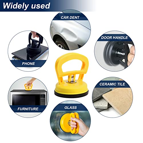 Ragnify Pack of 3 Dent Puller Perfect Dent Removal Kit 2 Sizes Dent Remover Tool for Car,Powerful Car Dent Repair Kit