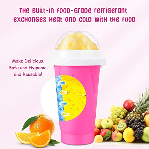 Ragnify Double Layer Squeeze Cup - The Ultimate Slushie Maker for Perfect Summer Coolers and Smoothies