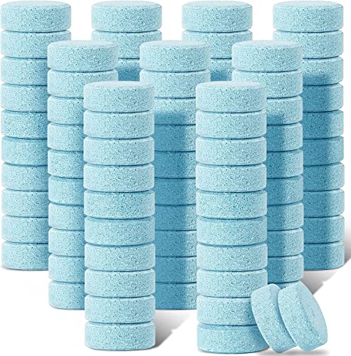 Ragnify 120 Pieces Car Windshield Washer Tablets Glass Concentrated Wiper Cleaning Washer Fluid Tablets for Car Kitchen and Room Window- 6mm