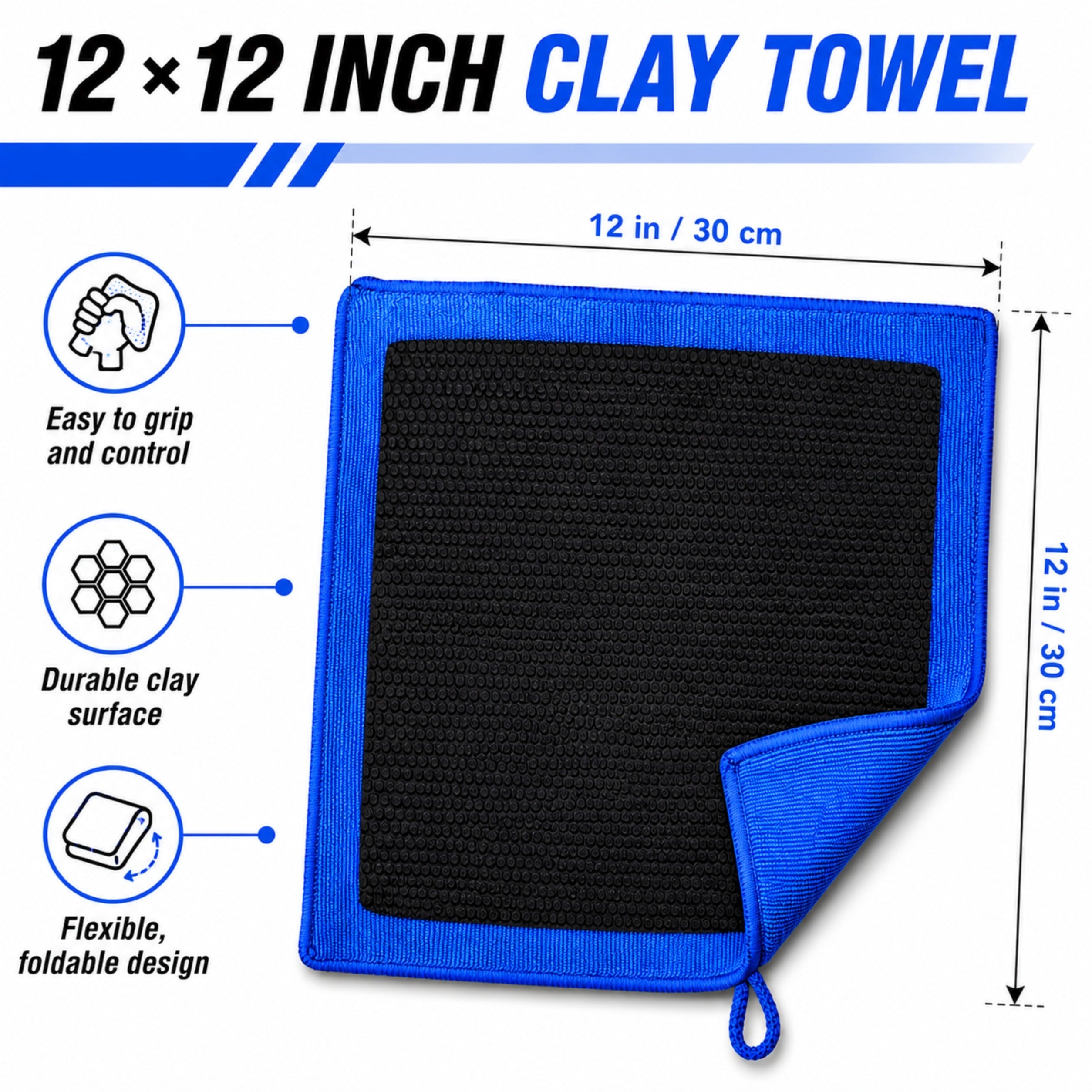 Ragnify Clay Towel – Fine Grade Car Detailing Clay Bar for Paint Decontamination