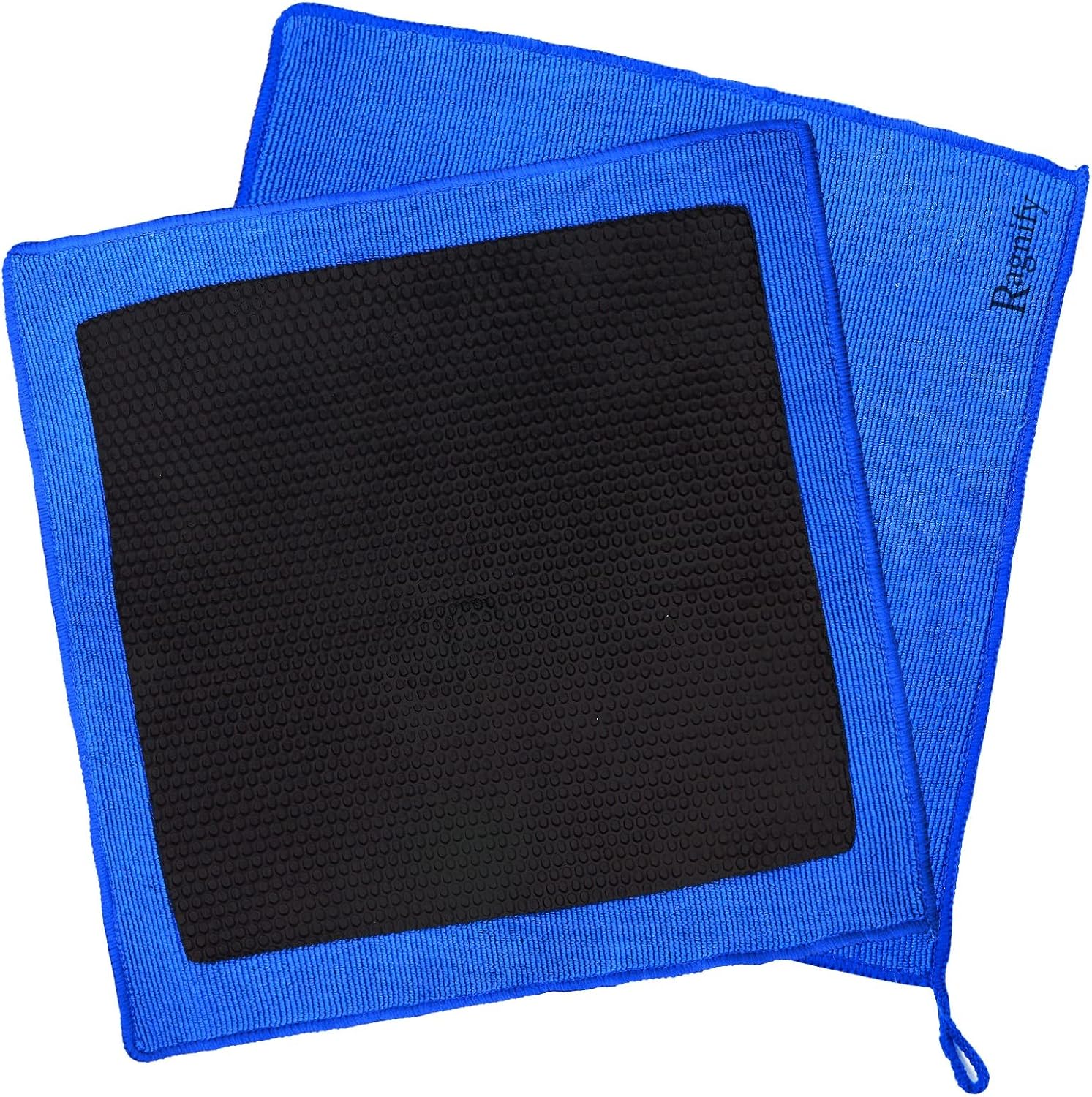 Ragnify Clay Towel Auto Detailing Scratch Free and Paint Safe fine Grade Clay Bar Cloth for Car Detailing, Polishing and Removing Paint Contaminants (Blue, Mesh Pattern Pack of 1)
