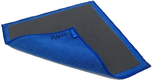 Ragnify Clay Towel Auto Detailing Pack of 2 Scratch Free and Paint Safe fine Grade Clay Bar Cloth for Car Detailing, Polishing and Removing Paint Contaminants (Regular)