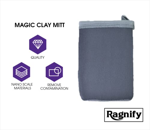 Ragnify Pack of 2 Clay Mitt Auto Detailing Medium Grade Clay Bar Alter