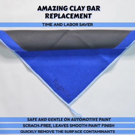 Ragnify's Paint-Safe Clay Towel for Auto Detailing and Contaminant Removal
